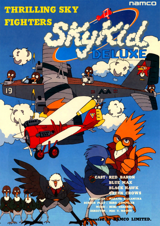 Sky Kid Deluxe (set 1) Arcade Game Cover
